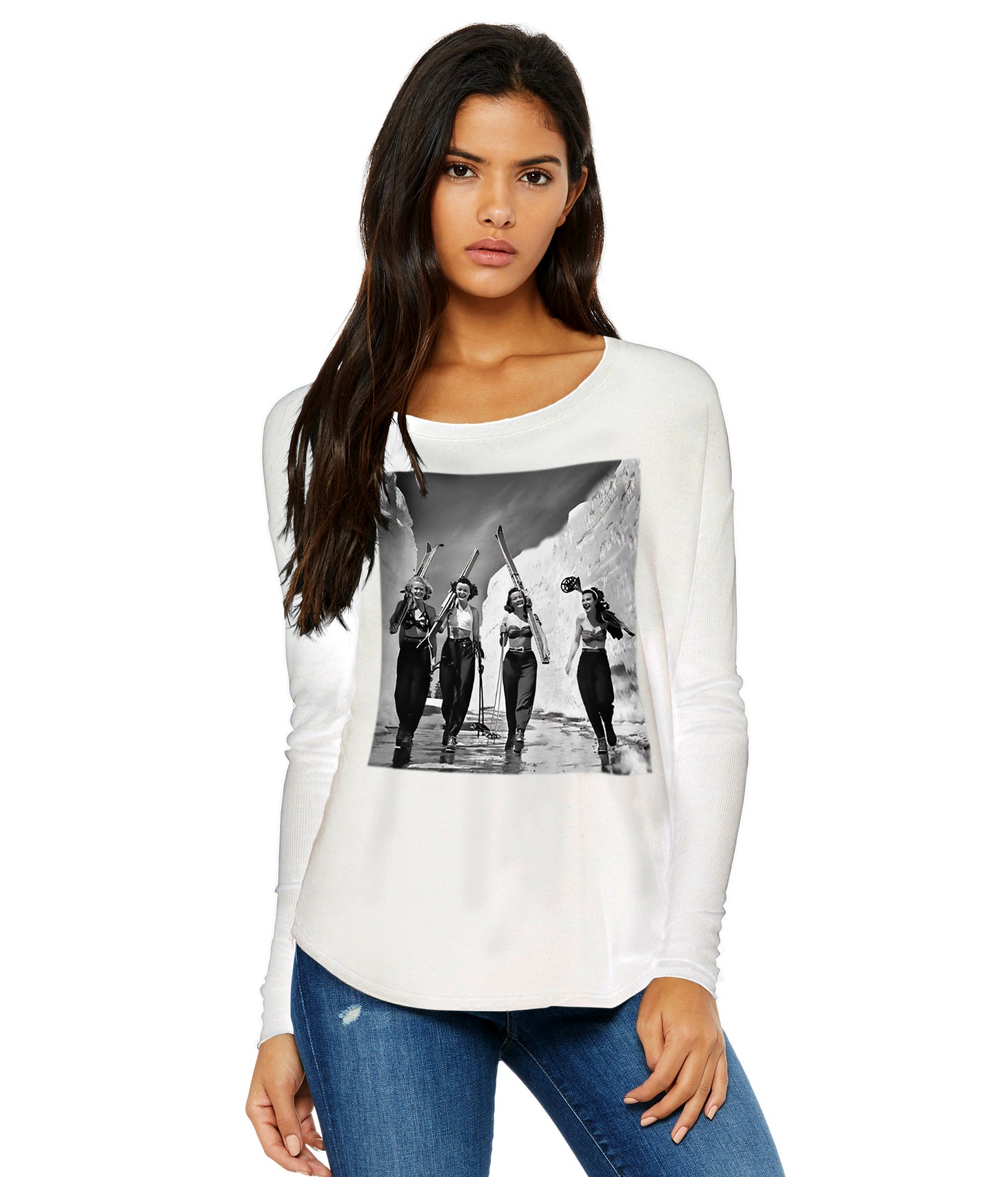 ORIGINAL GIRLS GONE SKIING Ladies Ski -T!