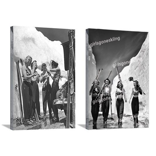 Bonus Buy Girls Gone Skiing Poster with Companion Poster