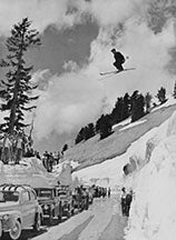 NEW! 1941 Sepp jumping over Mt. Lassen Highway