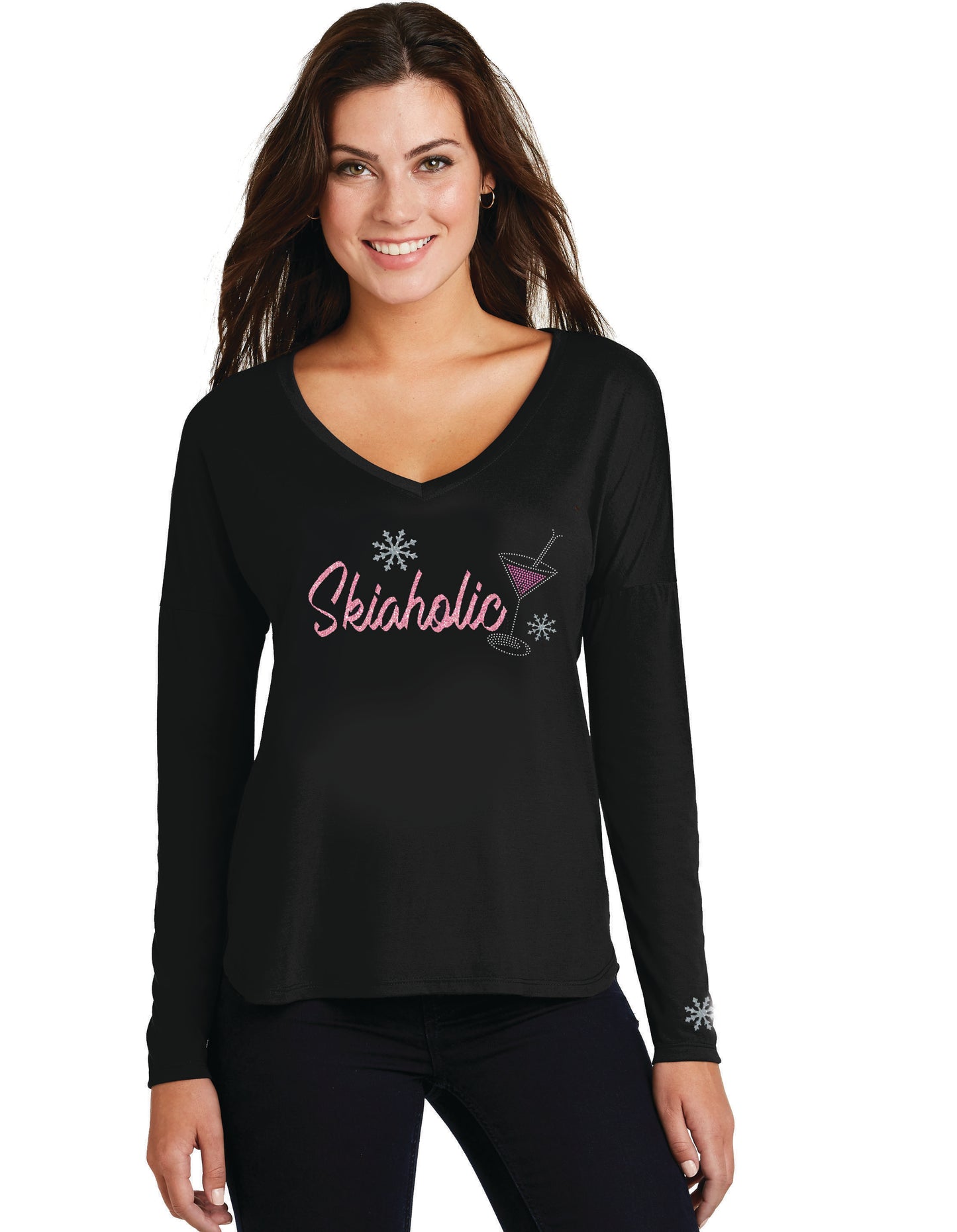 SKI A HOLIC TEE FOR WOMEN