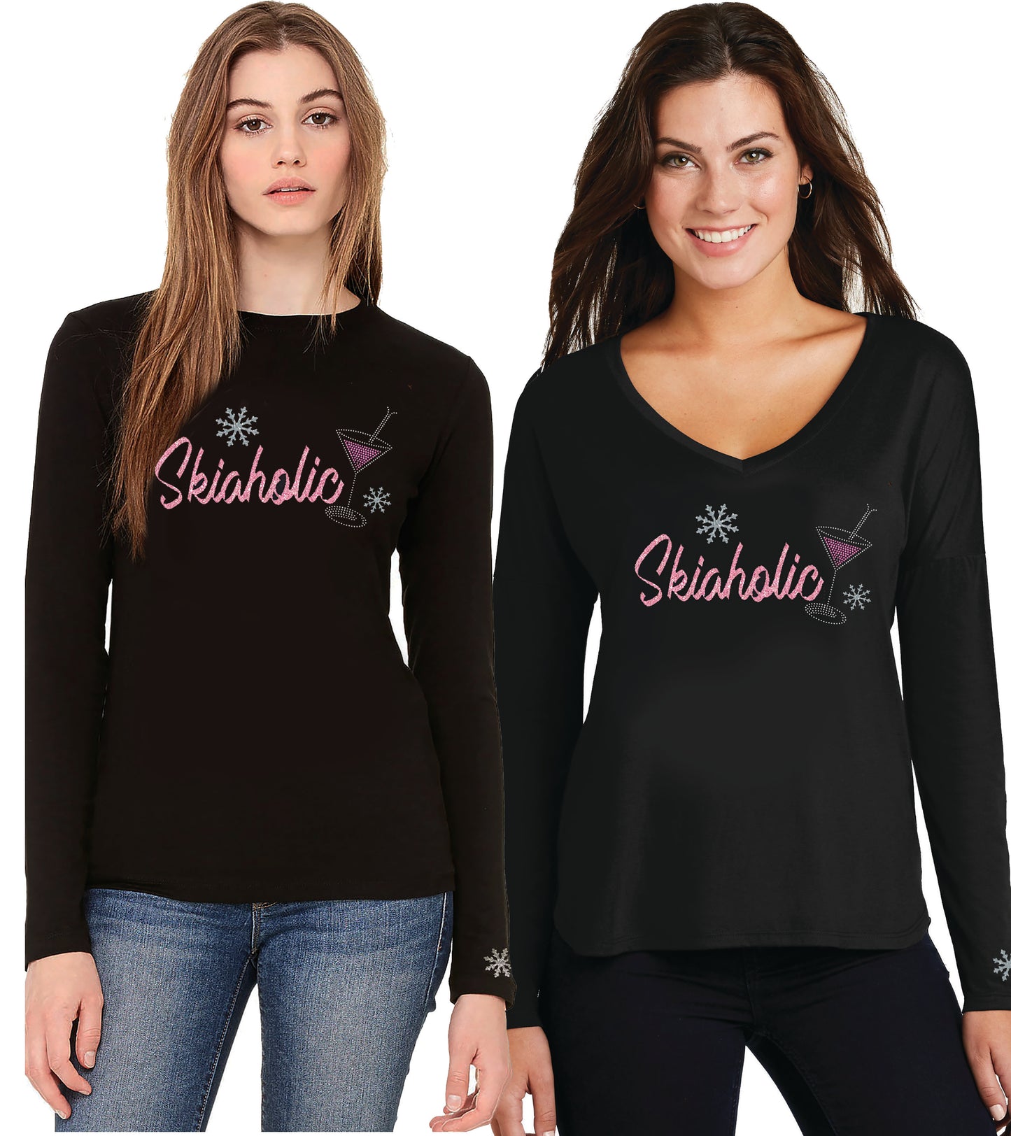 SKI A HOLIC TEE FOR WOMEN